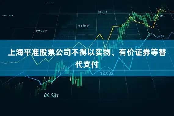 上海平准股票公司不得以实物、有价证券等替代支付
